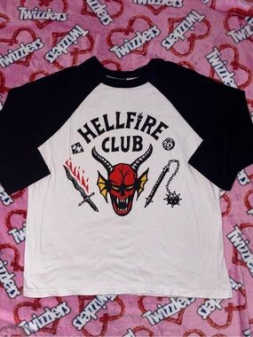Netflix x Stranger Things ♥️ Hellfire Club Graphic Short Sleeve Tee